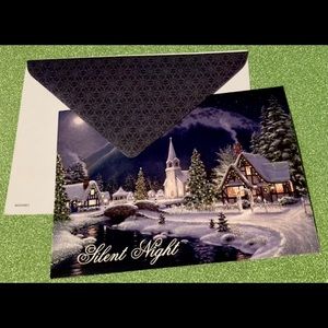 Silent Night Christmas Card